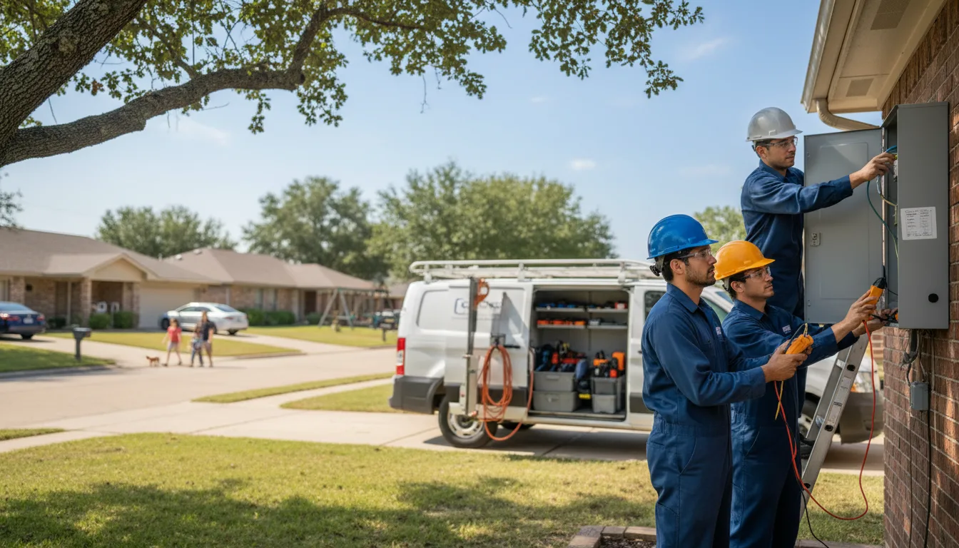 Certified electrician providing emergency electrical services in Nevada, IA